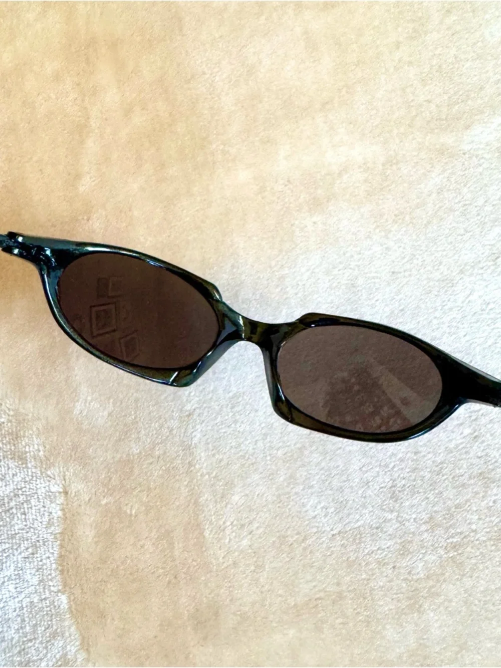 Vintage Y2K Black Cyberpunk Sunglasses